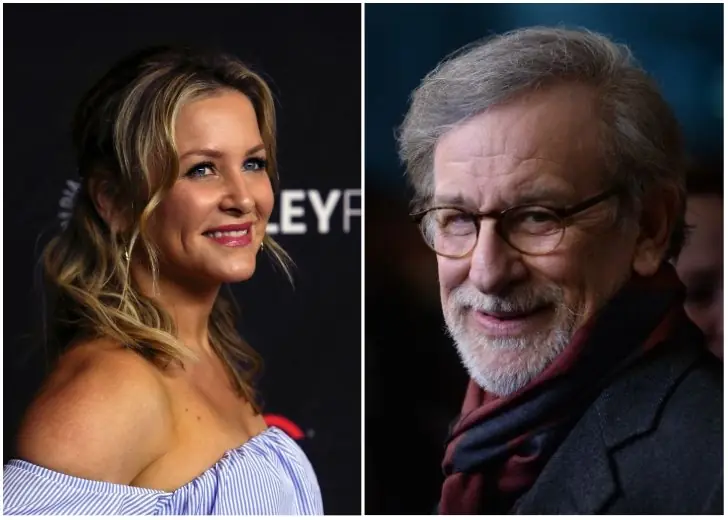 Jessica Capshaw and Steven Spielberg – Stepfather/stepchild