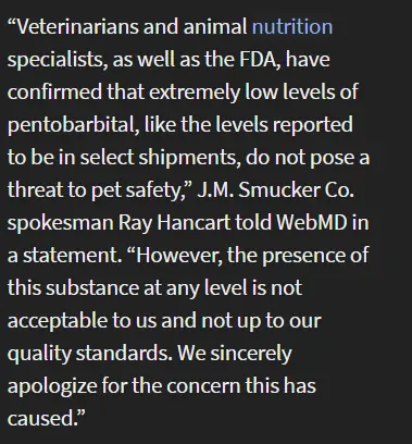 These are the following dog-food products recalled by the FDA