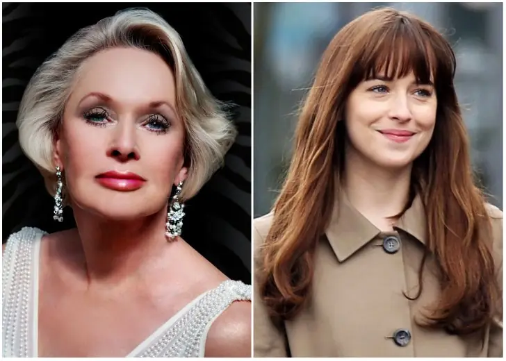 Tippi Hedren and Dakota Johnson – Grandmother/granddaughter