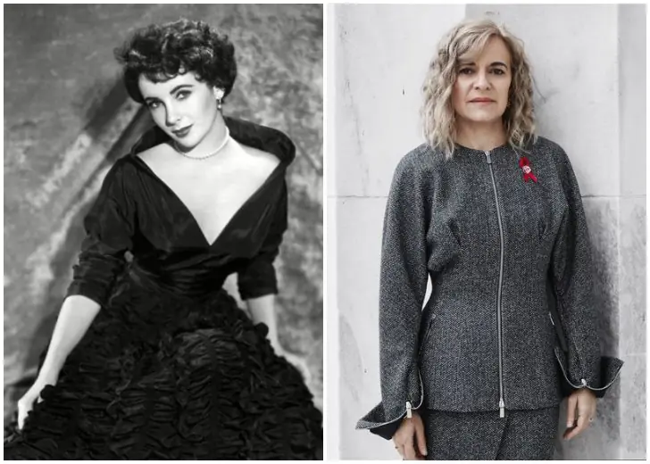 Elizabeth Taylor and Laela Wilding- Grandmother and Granddaughter